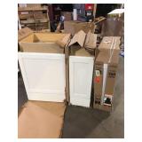 Lot of Assorted Kitchen Cabinets Various Models and Conditions  Customer Returns See Pictures