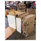 Lot of Assorted Kitchen Cabinets Various Models and Conditions  Customer Returns See Pictures