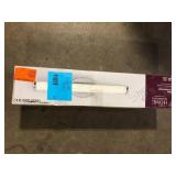 Home Decorators Collection Sibley 24 in. 1-Light Chrome LED Dimmable Bathroom Vanity Light Bar with Clear Glass and Clear Crystals, Bulb Included  Customer Returns See Pictures