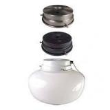 Lot of Hampton Bay 1-Light Multi-Finish Ceiling Fan Globe LED Light Kit  Customer Returns See Pictures