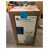 Glacier Bay 19 in. Single Sink Pearl Gray Bath Vanity with White Cultured Marble Top (Assembled)    Customer Returns See Pictures