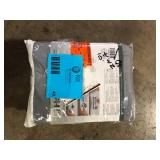 Lot of Hookless Simply Solid 74 in. W x 71 in. L Polyester Shower Curtain in Solid White  Customer Returns See Pictures