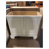 Glacier Bay 37 in. Single Sink White Bath Vanity Granite Top Not Included Customer Returns See Pictures