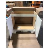 Glacier Bay 37 in. Single Sink White Bath Vanity Granite Top Not Included Customer Returns See Pictures