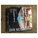 Hampton Bay Sadler 29.33 in.W Rubbed Bronze Steel Wood Outdoor Fire Pit with Cover and Poker Included   Customer Returns See Pictures