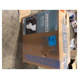 Glacier Bay 12 inch Rough In Two-Piece 1.1 GPF/1.6 GPF Dual Flush Elongated Toilet in White Seat Included   Customer Returns See Pictures