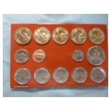 2004, 2005, 2006, 2007 and 2008 U.S. Mint Uncirculated Coin Sets