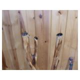 2 Walking Sticks with Stones