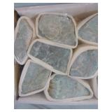 Flat of Amazonite Stones