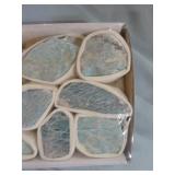 Flat of Amazonite Stones