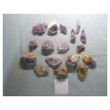 Box of Amethyst Stones