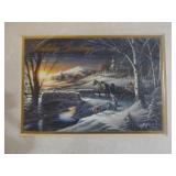 4 Framed Terry Redlin Prints