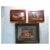 3 Framed Terry Redlin Prints