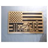 2 Wood Carved Artwork