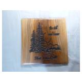 2 Wood Carved Artwork