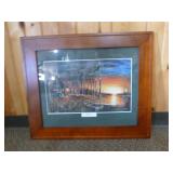 Jim Hansel "Sundown" Framed Print
