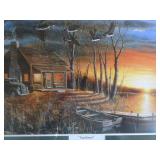 Jim Hansel "Sundown" Framed Print