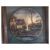 Terry Redlin "Aroma of Fall" Framed Collector Plate
