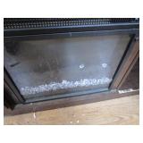 Console with Electric Fireplace