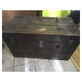 Antique Strap Trunk