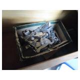 Antique Treadle Sewing Machine Cabinet, Singer