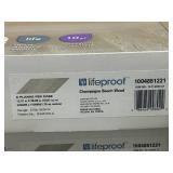 LIFEPROOF Lot of 24 Cases of- Chevron Champagne Beach Wood 12 MIL x 12 in. W x 28 in. L Click Lock Waterproof Vinyl Plank Flooring (18.87 sqft/case) (Total of 452.88 sqft)