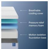 NECTAR Classic 12” Queen Mattress - Medium Firm - Contouring Memory Foam - Cooling Top Layer - Support & Pressure-Relief - Mattress in a Box