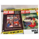 Hot Rod Car Magazines and 1979 Ford Bronco Brochure