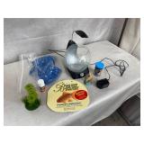 Small Fishbowl w/ Supplies and Betta Food