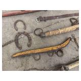 Horse Harness Parts and Horseshoes