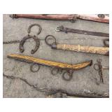 Horse Harness Parts and Horseshoes