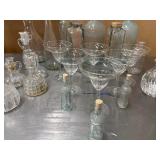 Vintage Glassware - Decanters, Drinkware and more. 24 Pieces