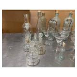 Vintage Glassware - Decanters, Drinkware and more. 24 Pieces