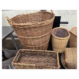 Wicker Storage Containers (6)