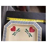 Four Unique Vintage Serving Trays