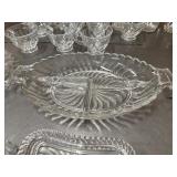 23 Piece Glassware Set - Glasses, Cups, Serving Pieces, Salt and Pepper Shaker