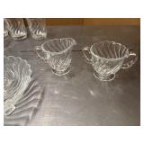 23 Piece Glassware Set - Glasses, Cups, Serving Pieces, Salt and Pepper Shaker