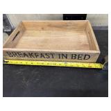 Three Wooden Trays - Includes Threshold and Vintage Hasko