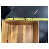 Three Wooden Trays - Includes Threshold and Vintage Hasko