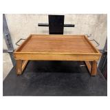 Threshold Serving Tray with Foldable Legs