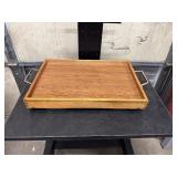 Threshold Serving Tray with Foldable Legs