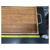 Threshold Serving Tray with Foldable Legs