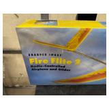 Sharper Image Fire Flite 2 Radio Controlled Airplane/Glider - New in wrapped box
