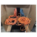 Five Various Sized Extension Cords