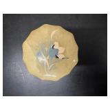 Unique and Vintage: Stone Rose, Mid 20th Century Alabaster Trinket Box, Rosanna French Embroidery Calligraphy, Kotobuki Cat Tea Bag Holder plus more