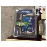 Two Baldwin Premium Keyed Entry Door Handle, One Baldwin Closet Door Handle, Shlage Door Lock, Black and Decker