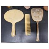 Vintage Hand Mirrors with Bonus Vintage Items