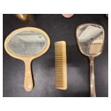 Vintage Hand Mirrors with Bonus Vintage Items