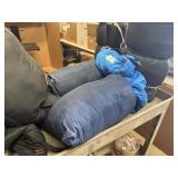 Three Sleeping Bags and Two Padded Sleep Mats
