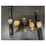 Watches - Diamond, Decade, Geneva, Quartz brands with Vintage Telock Traveler Alarm Clock